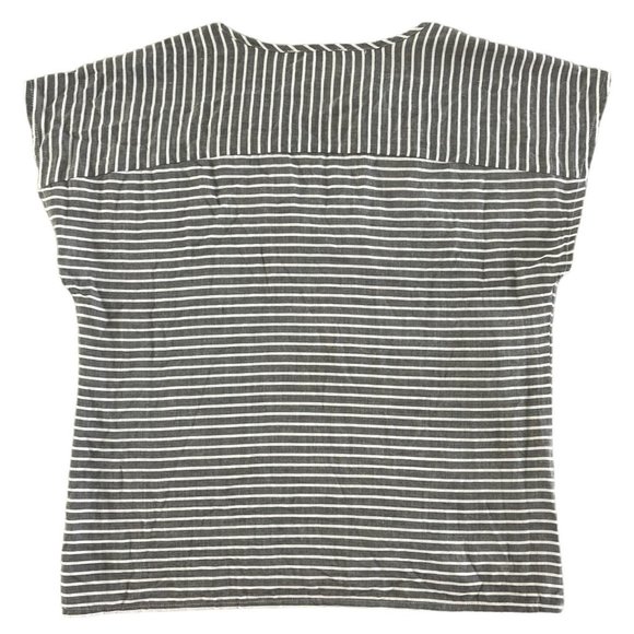 Savanna Jane Blooming‎ Promises Embroidered Top Floral Boho Gray White Small - Picture 10 of 10